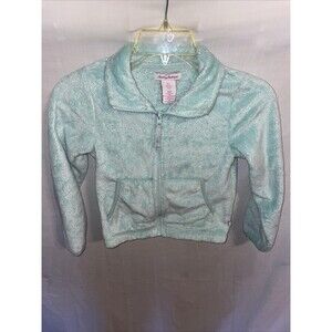 Tommy Bahama Girls Fleece Jacket Size 6-7 Years Mint Green Outdoors School